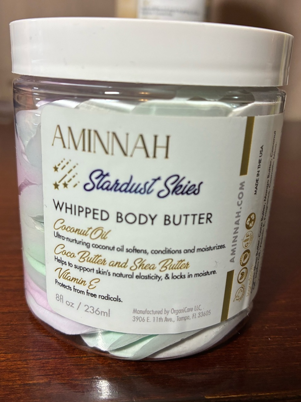 Aminnah Stardust Skies Whipped Body Butter — Pastel Multicolor